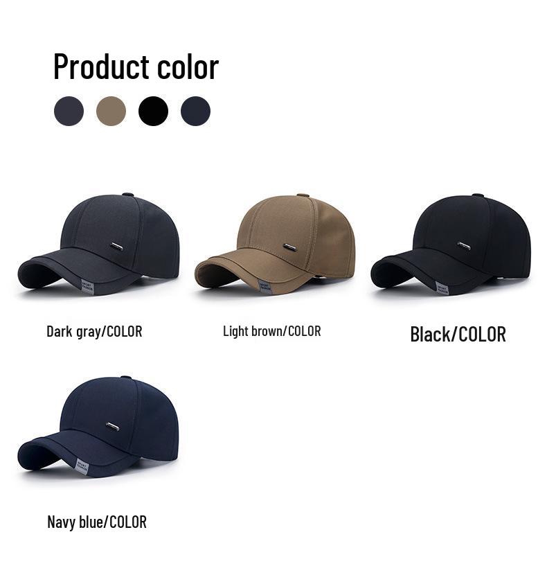 Men's Duckbill Cap - Spring/Autumn Fashion for Middle-Aged & Elderly