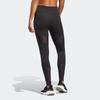 Adidas Colorblock High-Waist Stretch Leggings Women Bottoms Black HT5426