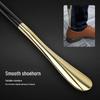 Maximilian Luxury Shoehorn with Metal and Wood Handle for Home or Hotel Use