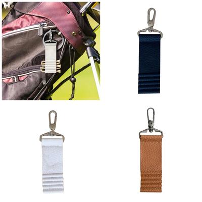 Golfs Pouch Clip Golfs Tees Holder Golfs Bag Accessories Golfs Pouch Organizer Belt PU Leather Golfs Tees Bag For Golfs