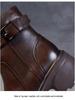 2025 Women's Genuine Leather Martin Boots - Warm, Thickened, Single Cotton Boots for Spring, Autumn, and Winter.
