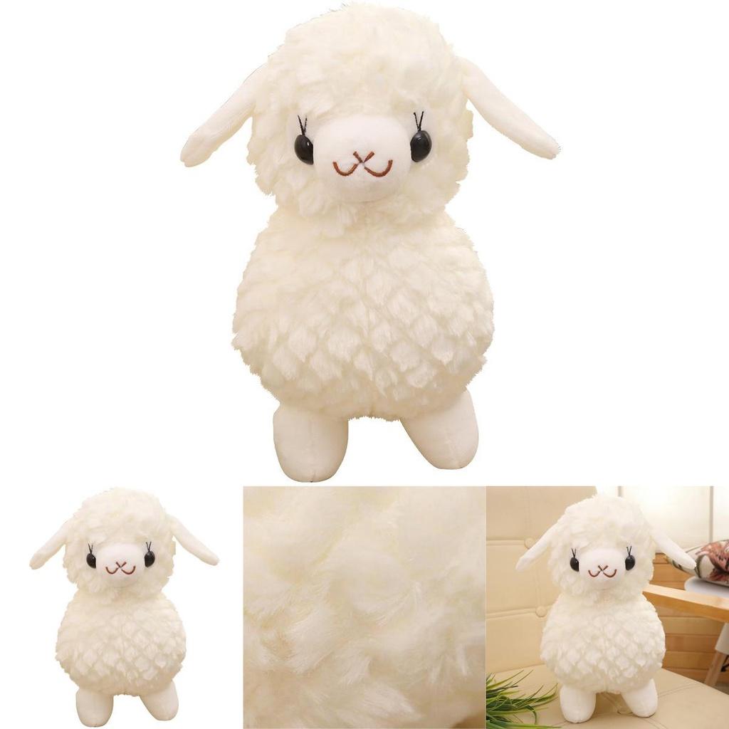 Cute Short Plush Sheep Doll Perfect Gift For Children's Birthday
