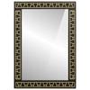 Bathroom Mirror 50x70x2.5 Cm Solid Mango Wood and Glass
