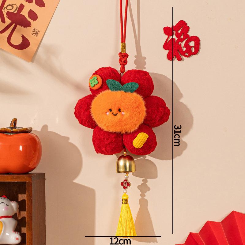 Horse Year Pendant With Tassel  Chinese New Year Hanging Decoration  Spring Festival Cute Horse Hanging Ornament