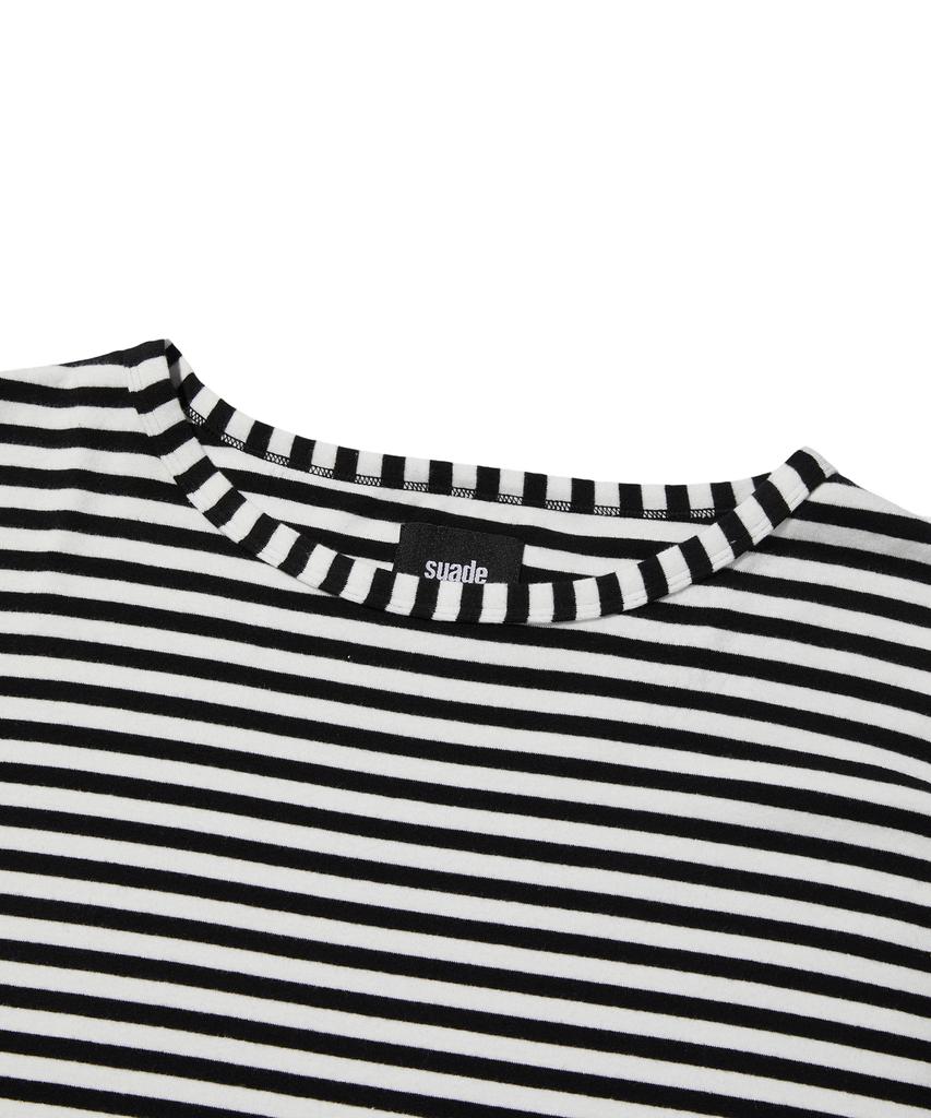 Seuweideu Basic Bold Stripe Long Sleeve [Black]