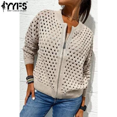 Moda damska Casual Jednolity kolor Nadruk Jesień Zima Długi rękaw O-Neck Kurtki i płaszcze