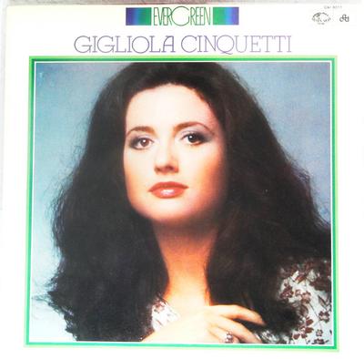 LP Record GIGLIOLA CINQUETTI  Evergreen GXI9011 SEVEN SEAS 1976 Japan Pop Used