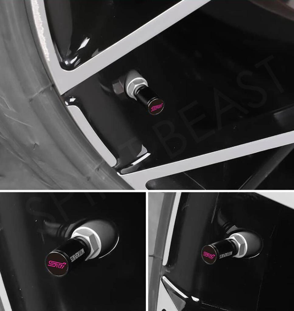 SPIRIT BEAST Air Valve Cap [Provide Dozens of Designs for You To Choose] Black -S,/T-,I