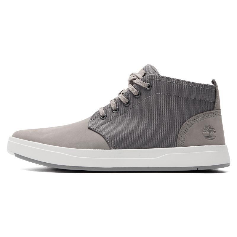 Timberland Davis Square F/L Chukka Breathable Durable Ankle Outdoor Boots Men boots Gray A1SESMF49