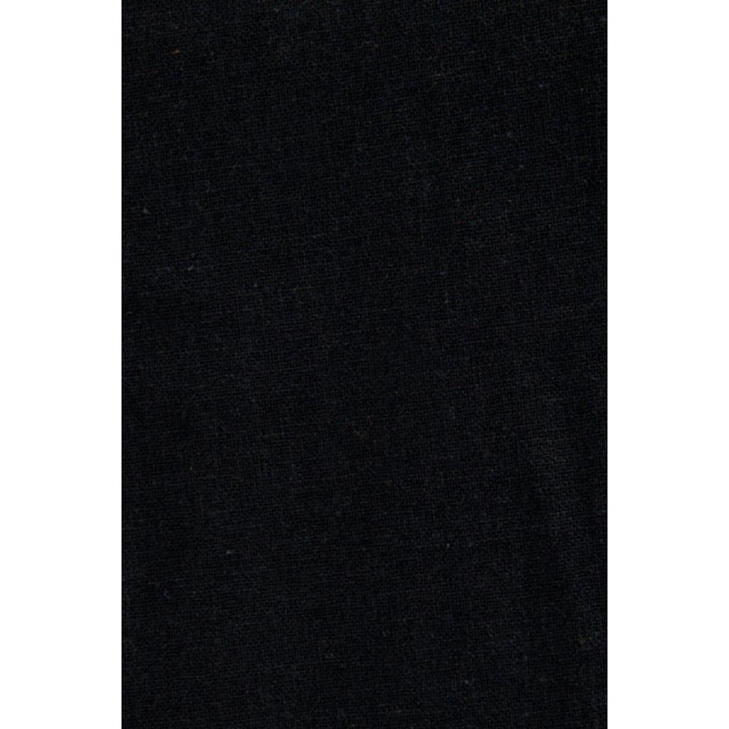 Linen Skirt With Pearl Detailed