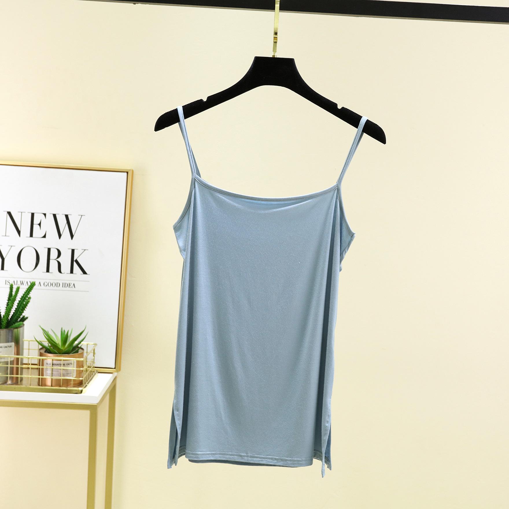 

Женская модальная утягивающая майка без рукавов - Летний танк-топ большого размера Medium