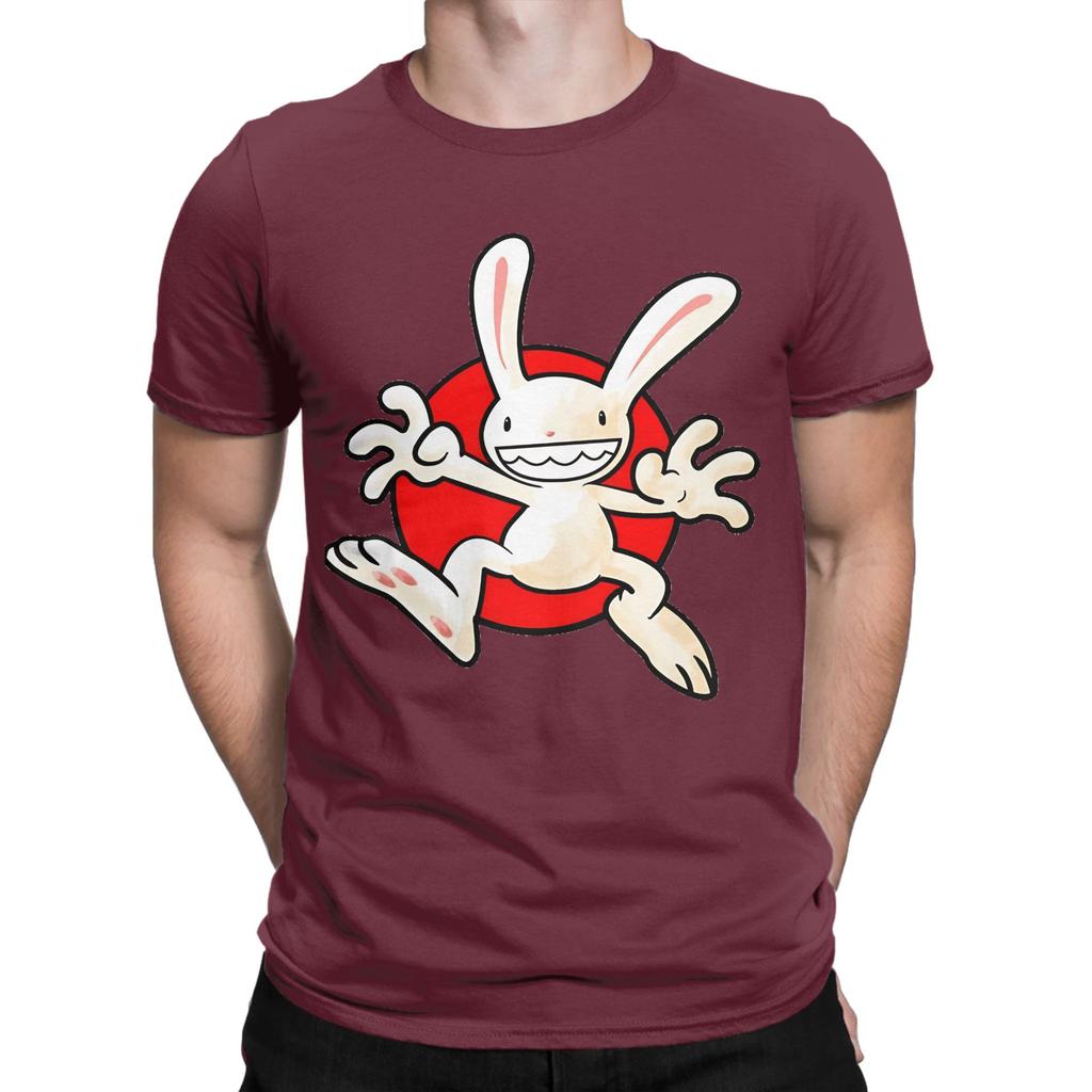 Max Logo Graphic Funny 100 Cotton Tshirt Sam And Max Hit The Road Tops Tees For Unisex