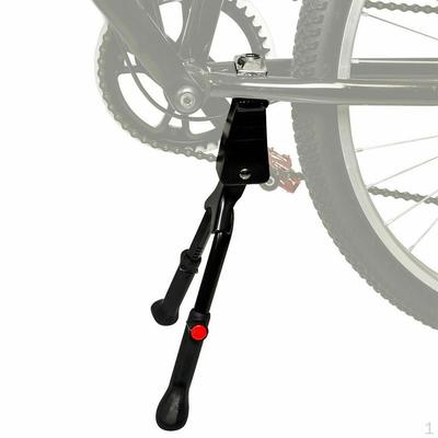 Verstellbarer Fahrradständer, mittig montiertes Doppelbein, passend für Parkträger von 26 bis 29 Zoll