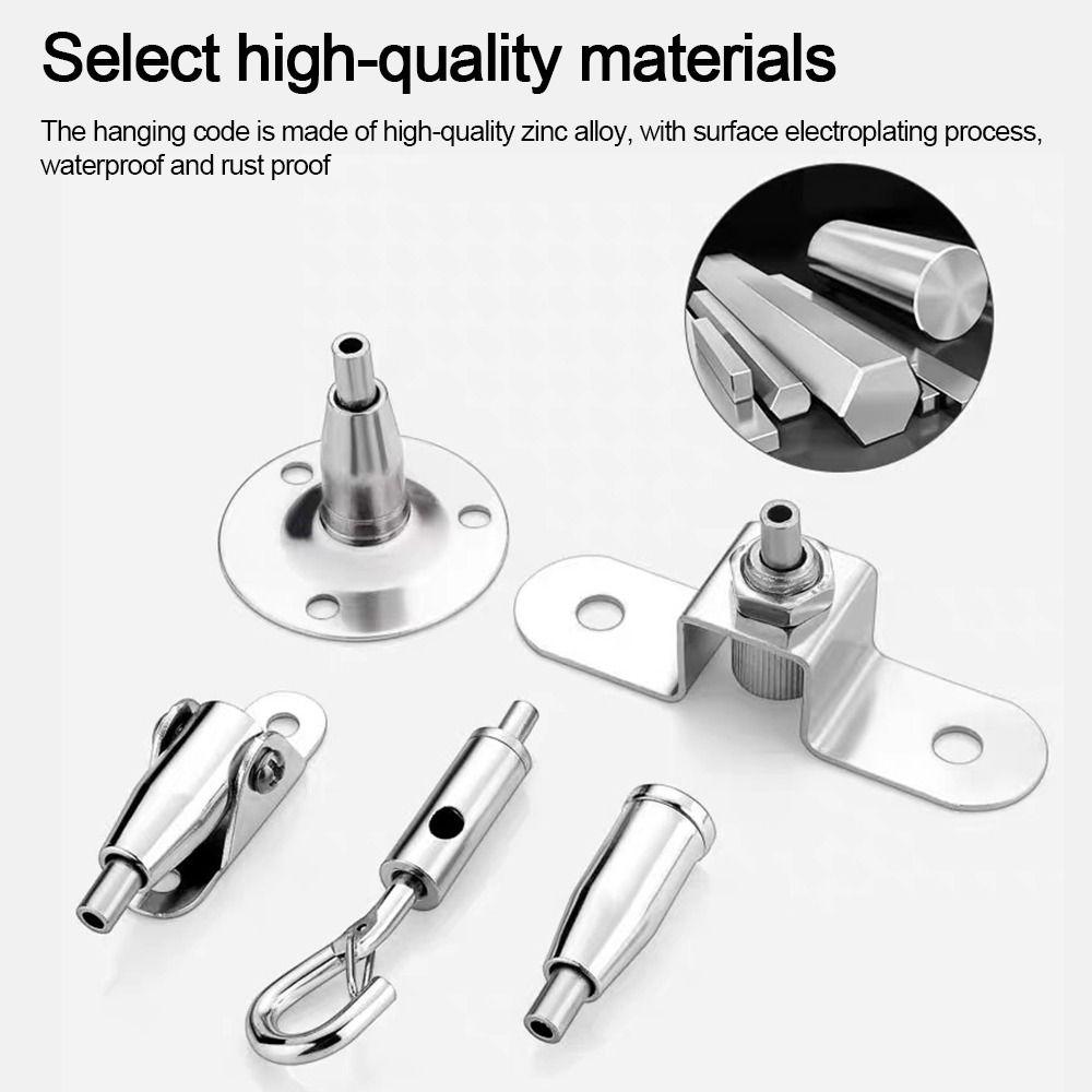 High Quality Stainless Steel Wire Rope Adjustable With Locking Suspension Lanyard Hanging Rope