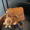 Niche Fashion Bag Women's New Autumn and Winter Retro Texture Small Square Bag Commuter Casual Messenger Bag Tide