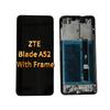 LCD Screen and Digitizer Full Assembly for ZTE Blade A52 With Frame;Black; + Tools