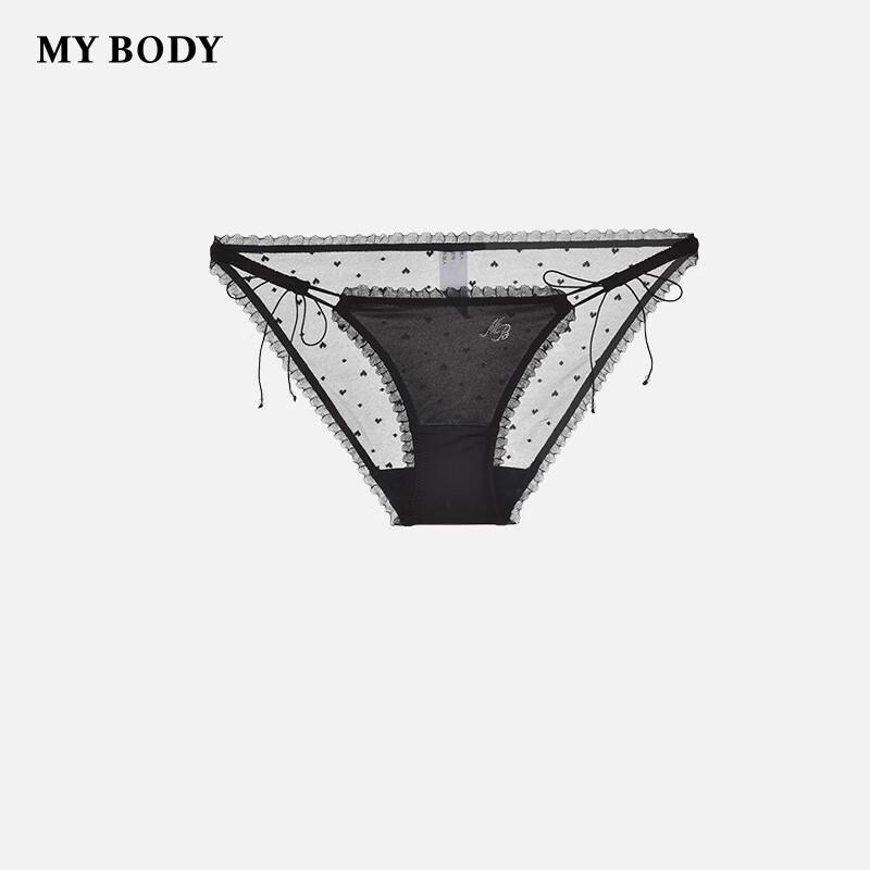 

Женские трусы-слипы с высокой посадкой Mybody Love жаккард M