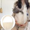 Stylish Cat Carrier With Single Shoulder And Crossbody Straps Perfect For Outdoor Adventures