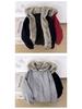 Zuoshan Diao Men's Heavyweight American-Style Cotton Jacket with Fur Collar, Winter Hooded Outerwear, Plus Velvet Thick Sweater.