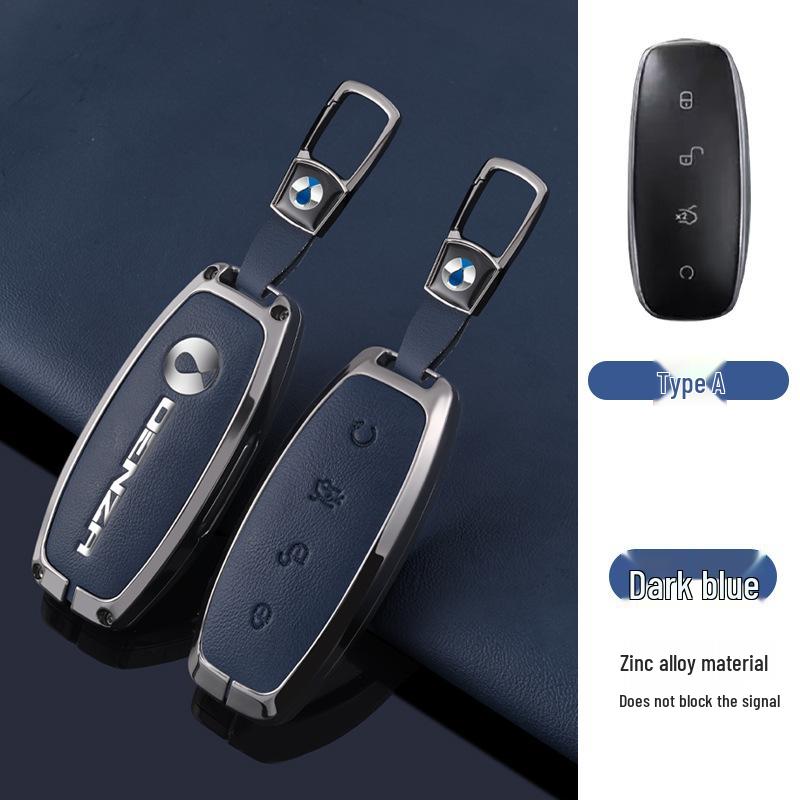 Denza D9 Key Case for 23 Models - High-End N7 N8 Car Remote Control Key Shell & Buckle