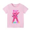 Pocoyos T-shirt for Children New Round Collar Clothing Colored Short Sleeve Kawaii Anime Clothes Cartoon Sunmer Tee Top Kid Gift