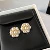 2023 New Popular Brand Vintage Earrings Luxury Jewelry for Women Fashion Designer Eardrop Pearl Lady Party Snowflake Ear Stud