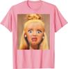 2026 Disgusted FACE Meme Maglietta Unisex e da Donna Estate Cotone Abbigliamento Moda Divertente Girocollo Manica Corta Top Streetwear