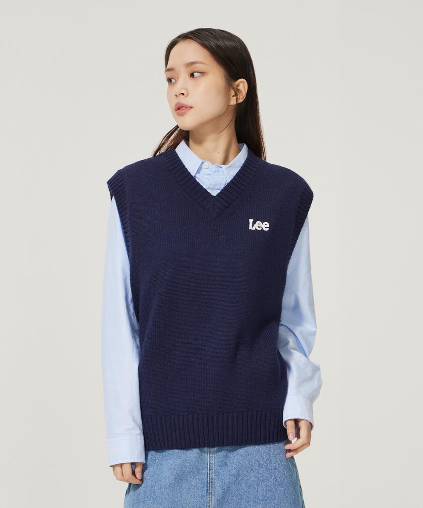 LEE Knit Vest Navy