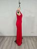 Elegant Solid Color One-Shoulder Party Dress