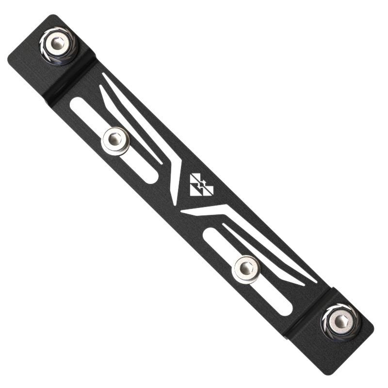 Motorcycle License Plate Relocation Bracket Stainless Steel Tail Hole Adapter Scooter