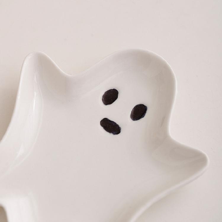 Ceramic Specters Shaped Accessory Tray Combines Decoration With Practical Jewelry Organization Features