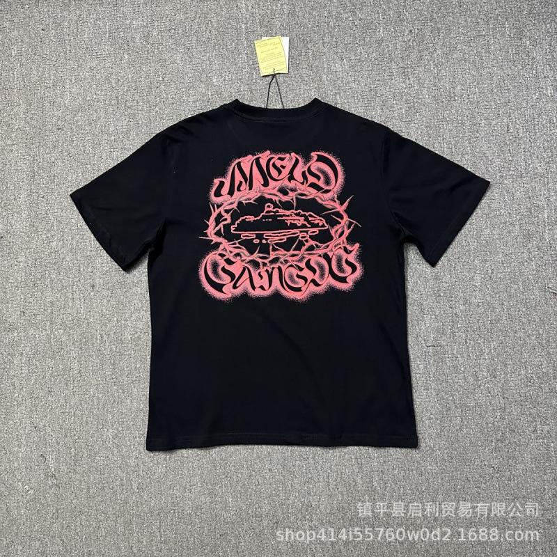 New High Street Corteiz Alcatraz Fun Letter Print Men's and Women's Casual Short Sleeve T-Shirt