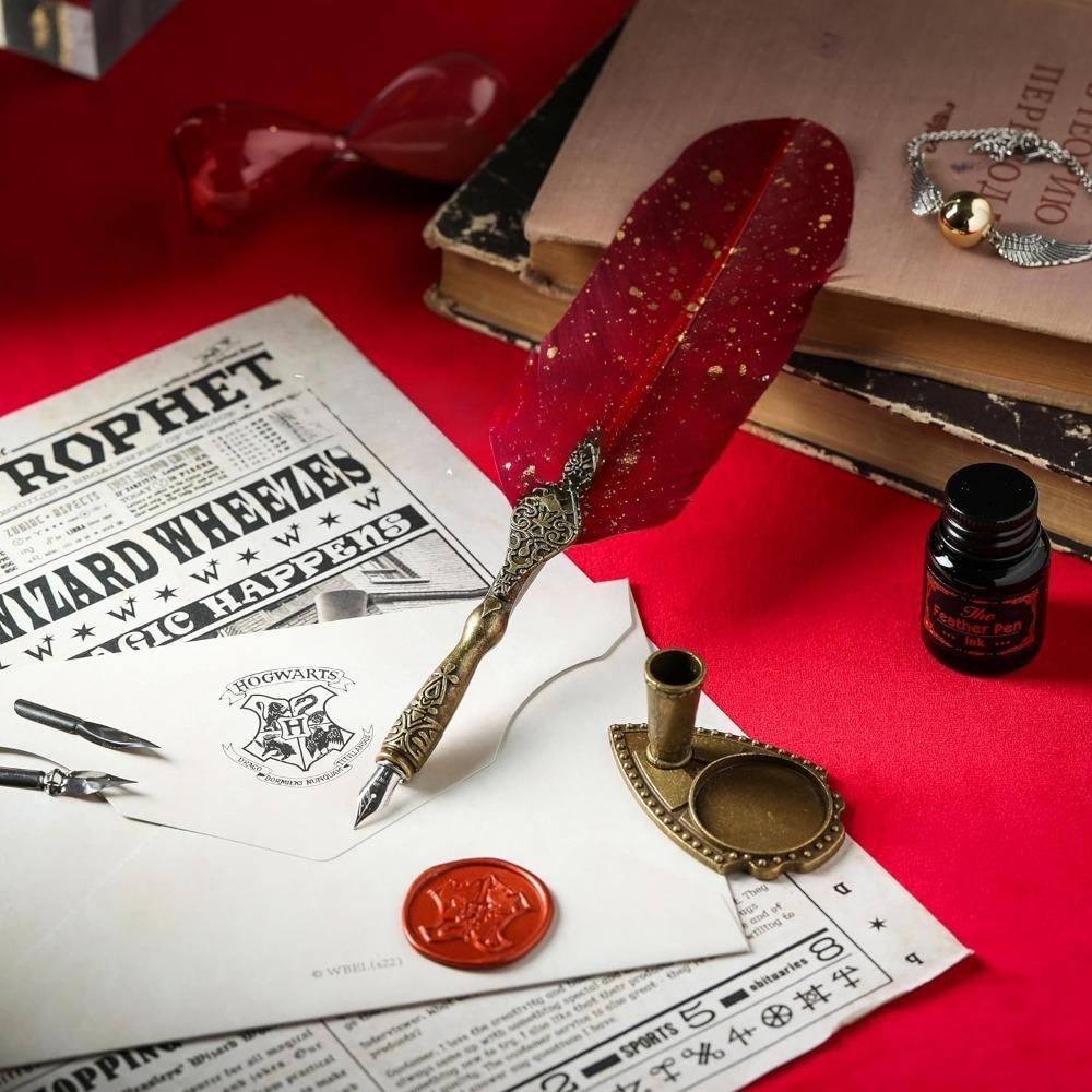 English Calligraphy Pen, Feather Pen, Dip Pen, Practice Calligraphy Pen, High-end, Art, Artistic Calligraphy, Glass Comic Pen