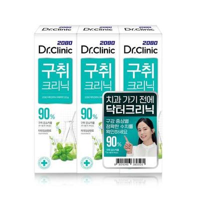 2080 Doctor Clinic Bad Breath Toothpaste 120g 3 Packs