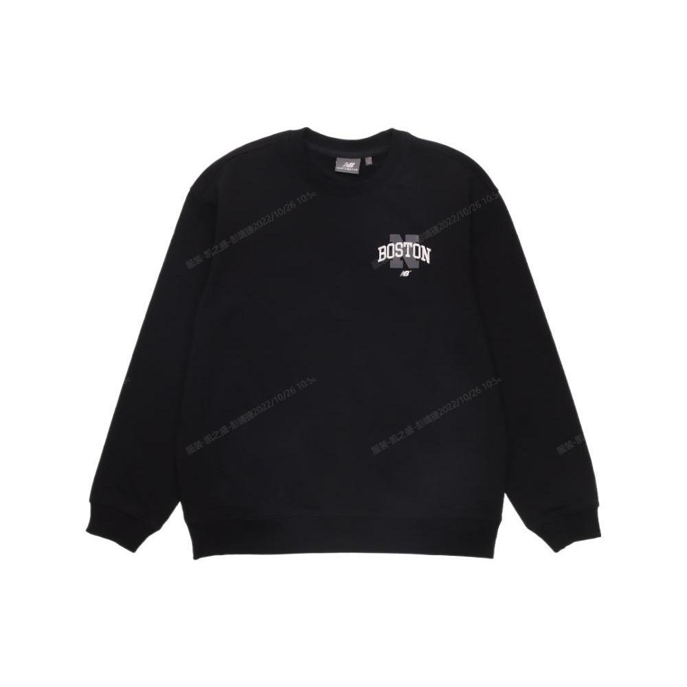 New Balance Logo Sweatshirt Asia Sizing  Black  Unisex 5CC44343-BK L