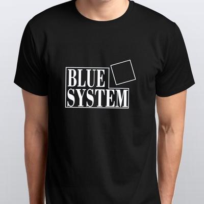 T-SHIRT BLUE SYSTEM Toutes tailles S M L XL XXL couleurs Noir, Blanc