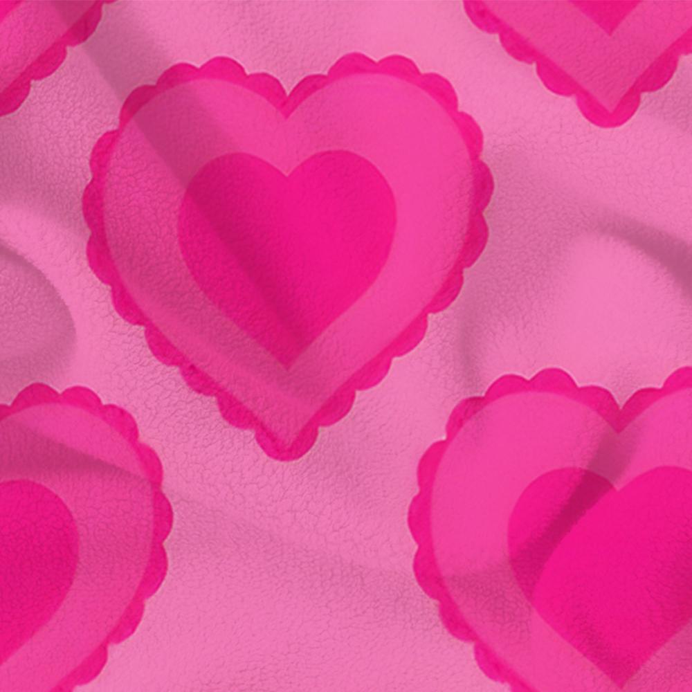 Pink Heart Disco Ball Soft Flannel Blanket Breathable Warm Throw for Office Car Sofa Kids Room Birthday Xmas Gift