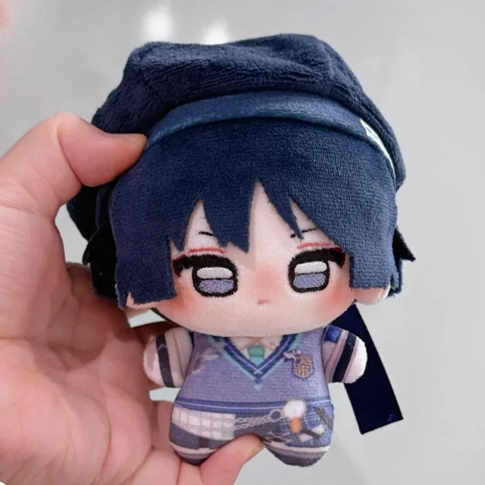 Genshin Impact Scaramouche Wanderer 10cm Bambola Peluche di Cotone Stile Stella Marina Portachiavi Anime Carino Ciondolo Regalo