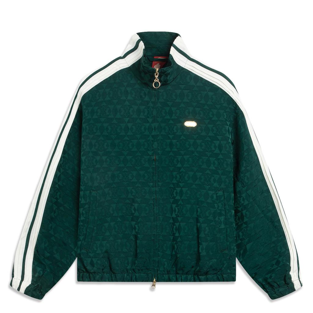 Li Ning X Palace Museum Collaboration China Culture Series Casual Cardigan Jacket Women jackets Forest-Green AJDV230-4