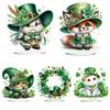 St. Patricks Day Fox Diamond Painting Tabletop Ornaments Kit Table Top Diamond Painting Ornament Kits Desktop Diamond Art Kits