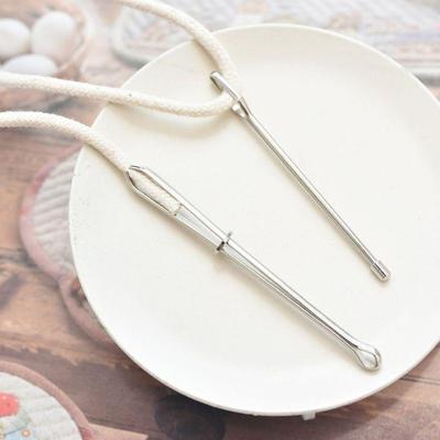 Yousheng Drawstring Threader Set Metal Threading Clip Elastic Ribbons Cords Threader Sewing Threader for Hoodies Shorts Pants Drawstring Replacement