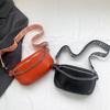 Super Fire Breast Bag Chain Texture Fanny Pack Women'S Literary Shoulder Bag Tide