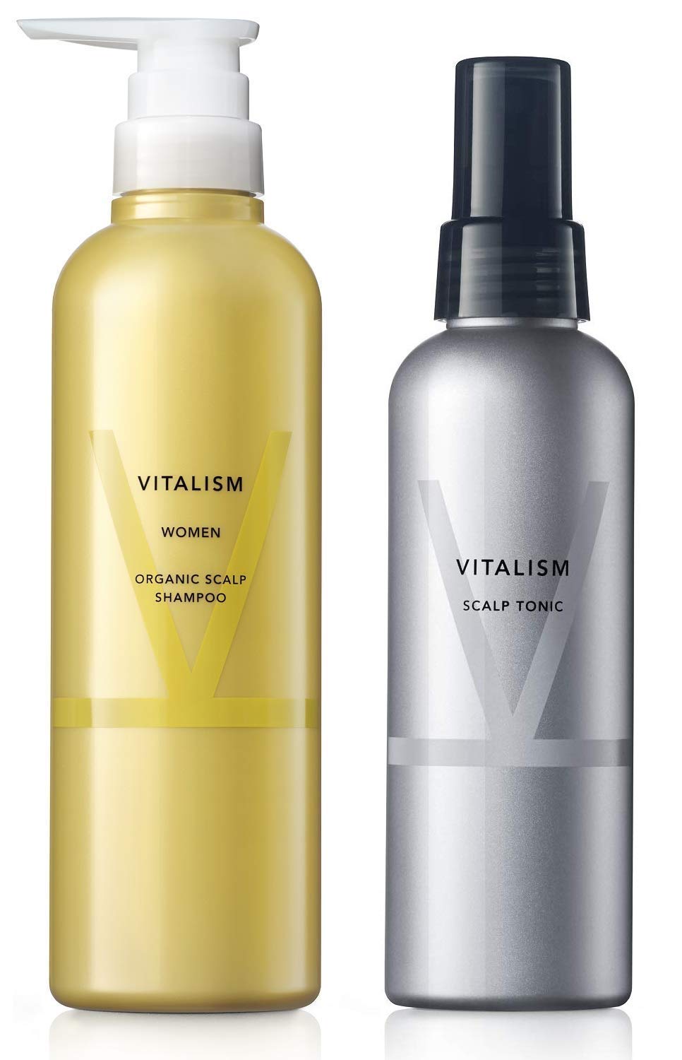 

VITALISM Scalp Care Shampoo & Tonic Set for Women (Large Capacity, Pump Type)