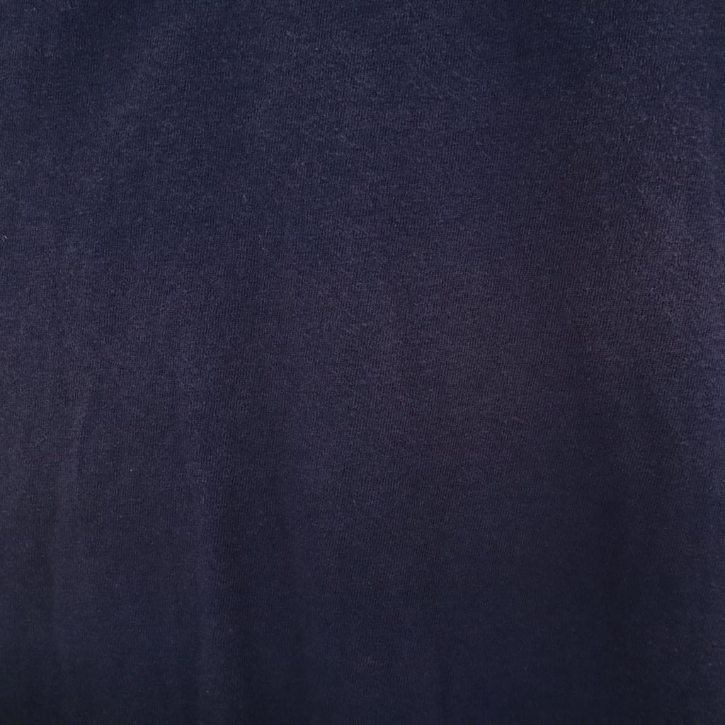 Harley Davidson Back Print BOURBON STREET Short Sleeve T-shirt XL Navy Men's Used