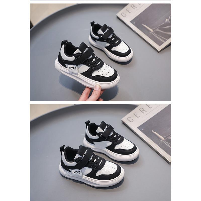 Scarpe sportive per bambine Primavera Nuove scarpe per bambini Scarpe da tavola per ragazzi Scarpe per bambini grandi Scarpe leggere piccole bianche Primavera e autunno basse