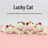 Creative Lucky Cat Car Console & Cake Decorations: Small Ornamental Pieces for Desktop