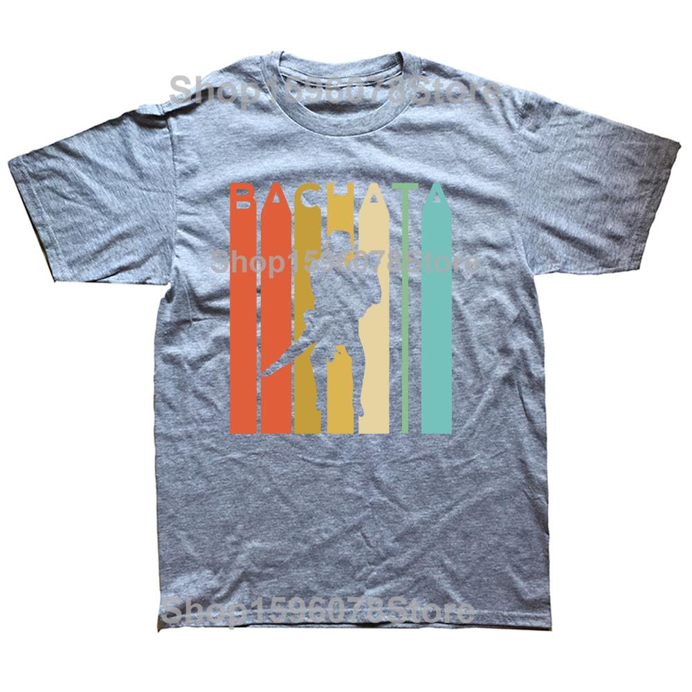 Zábavná Bachata Latina Taneční Párty Salsa Trička Grafická Bavlněná Krátký Rukáv Narozeninové Dárky Letní Styl Tričko Pánské Oblečení