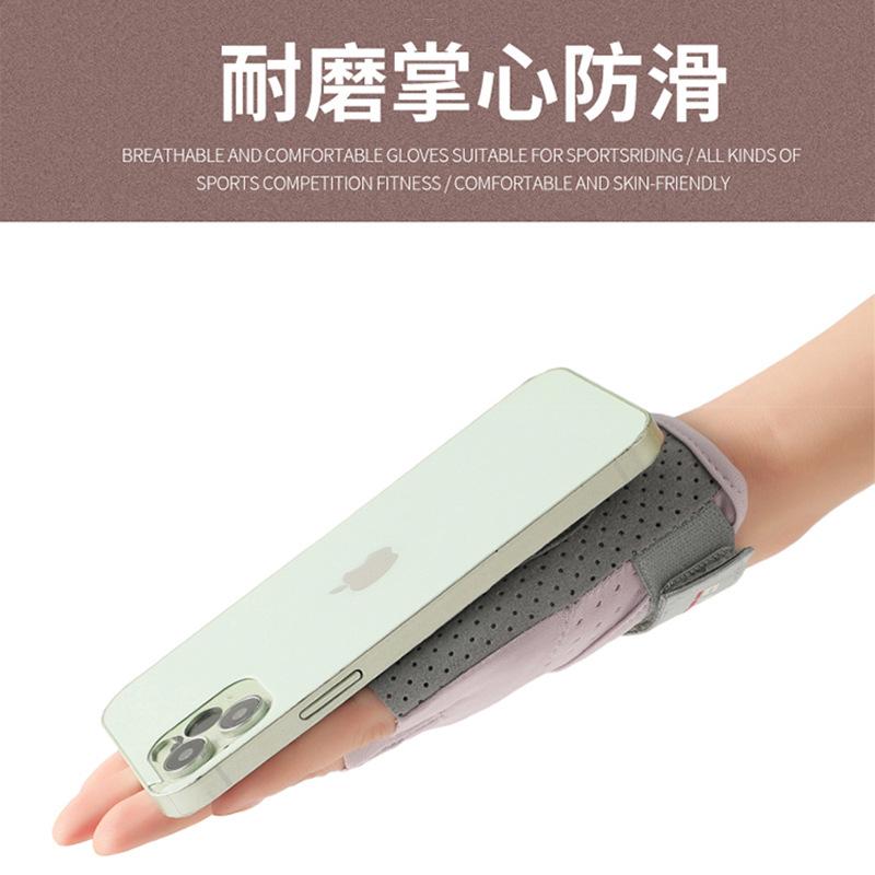 Summer outdoor gloves men's and women's yoga non-slip half finger training wear-resistant breathable fitness gloves new products