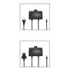 Netzteil 12V 2A Überwachungskamera Netzteil Wasserdicht EU US Steckeradapter 2,1 x 5,5 mm für Monitor Überwachungskamera Ladegerät