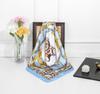 New Designs 90*90cm Square Silk Scarves Women Foulard Head Scarf Ladies Shawl Wrap Bandanna Female Chiffon Hijab Beach Scarf